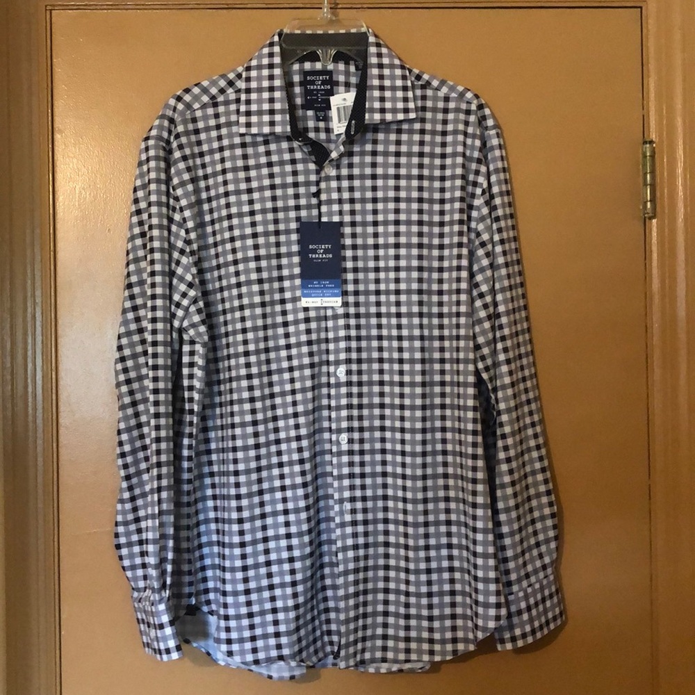 Society of Threads slim-fit button down shirt
